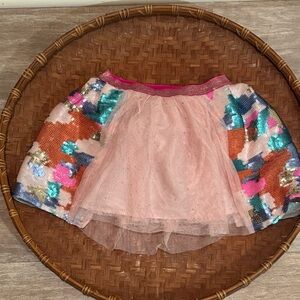 Cat and Jack Sequin and Tulle Skirt